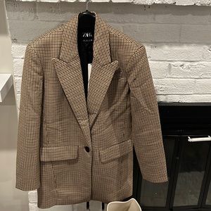 Zara Plaid Blazer